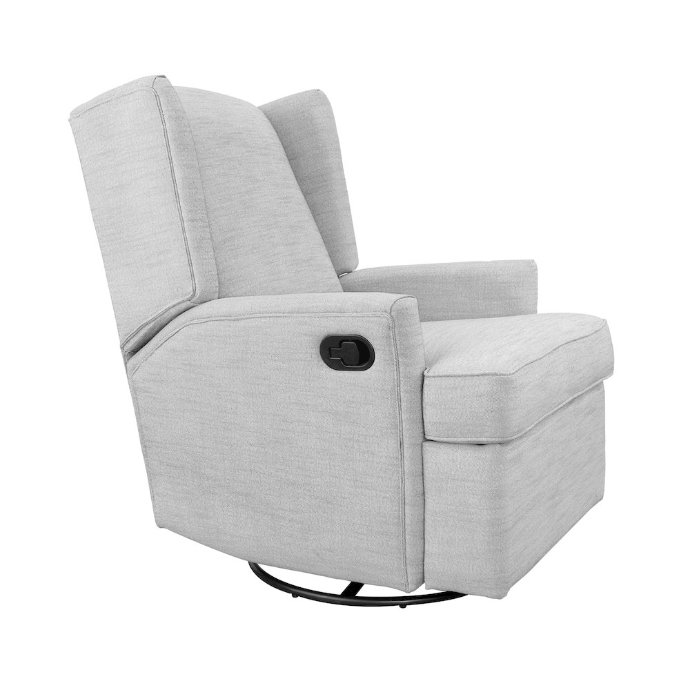 Hemingway Wingback Recliner in Grey. Picture 1