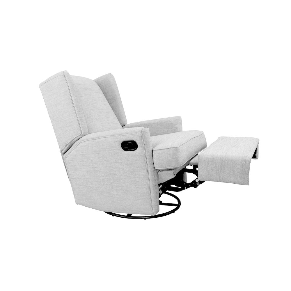 Hemingway Wingback Recliner in Grey. Picture 3