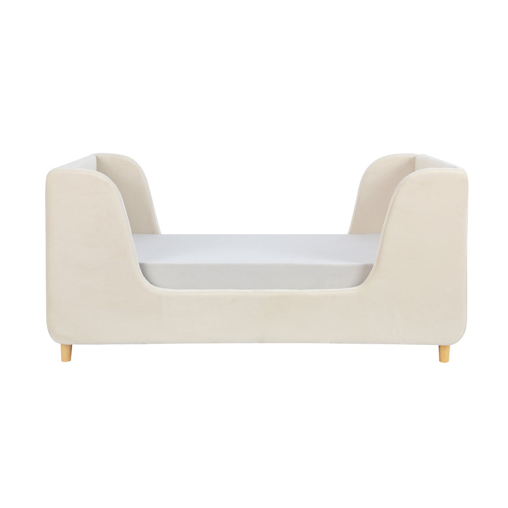 Bodhi Upholstered Toddler Bed in Almond. Picture 2