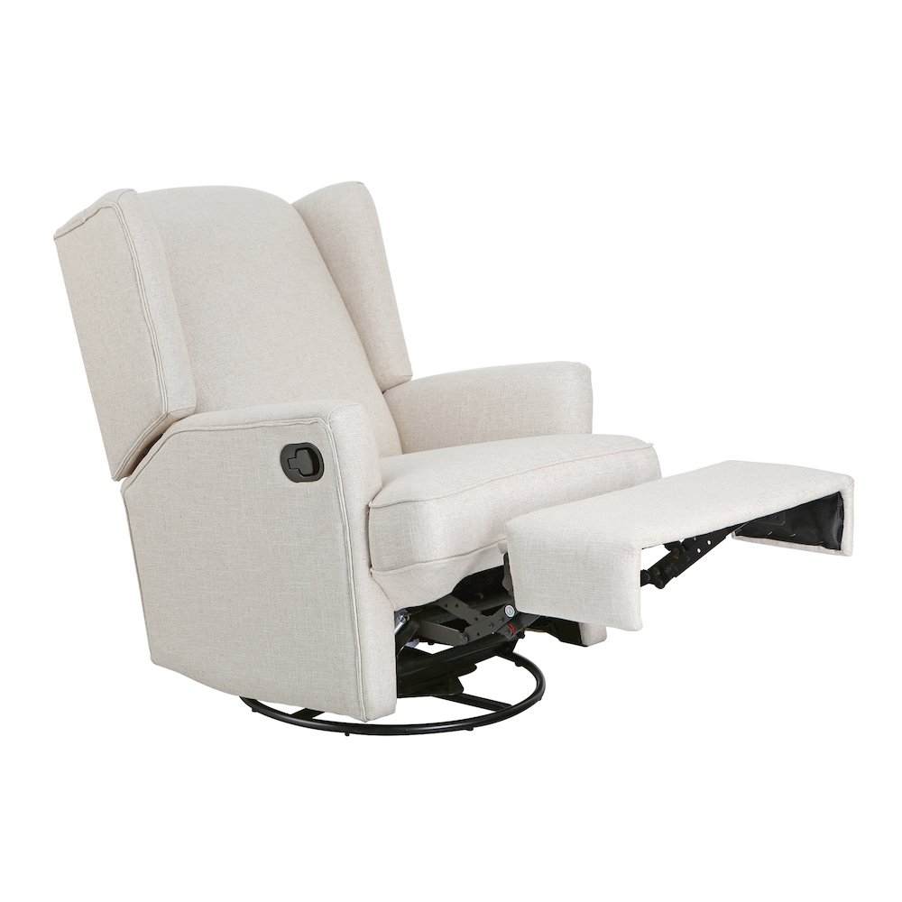 Hemingway Wingback Recliner in Canvas. Picture 4