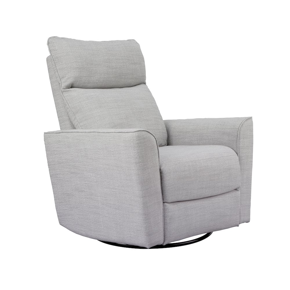 Soho Swivel Glider in Grey. Picture 1