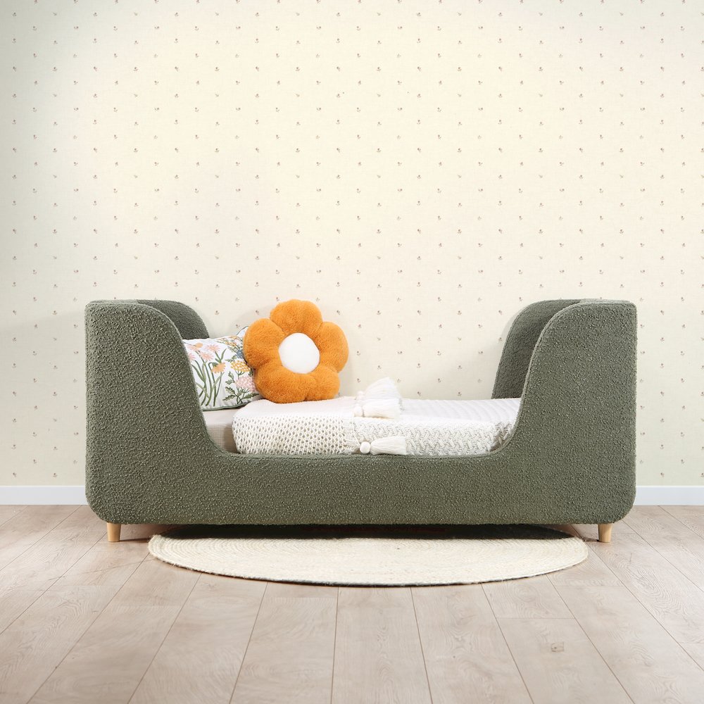 Bodhi Toddler Bed in Sage Boucle. Picture 3