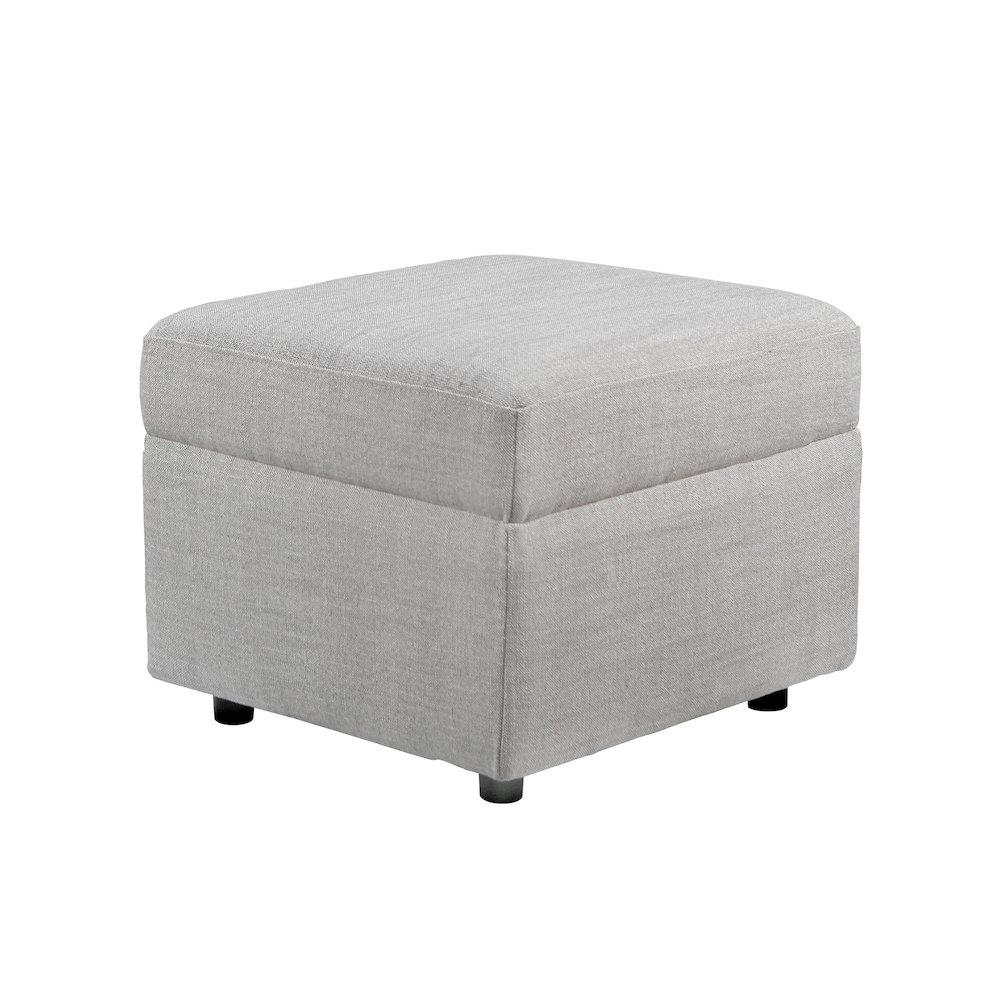 Soho Ottoman in Grey. Picture 1