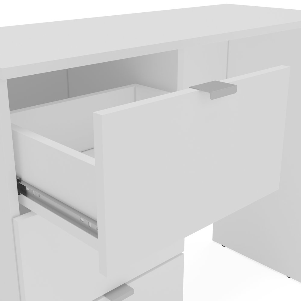 Polifurniture Cambridge Writing Desk with 3 Drawers. Picture 6