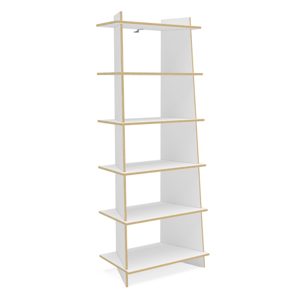 Polifurniture EcoFriendly Jade Bookcase with 6 Shelves. Picture 2