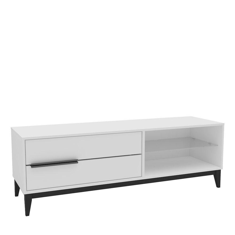 Polifurniture Melrose TV Stand for TVs up to 65" White. Picture 1