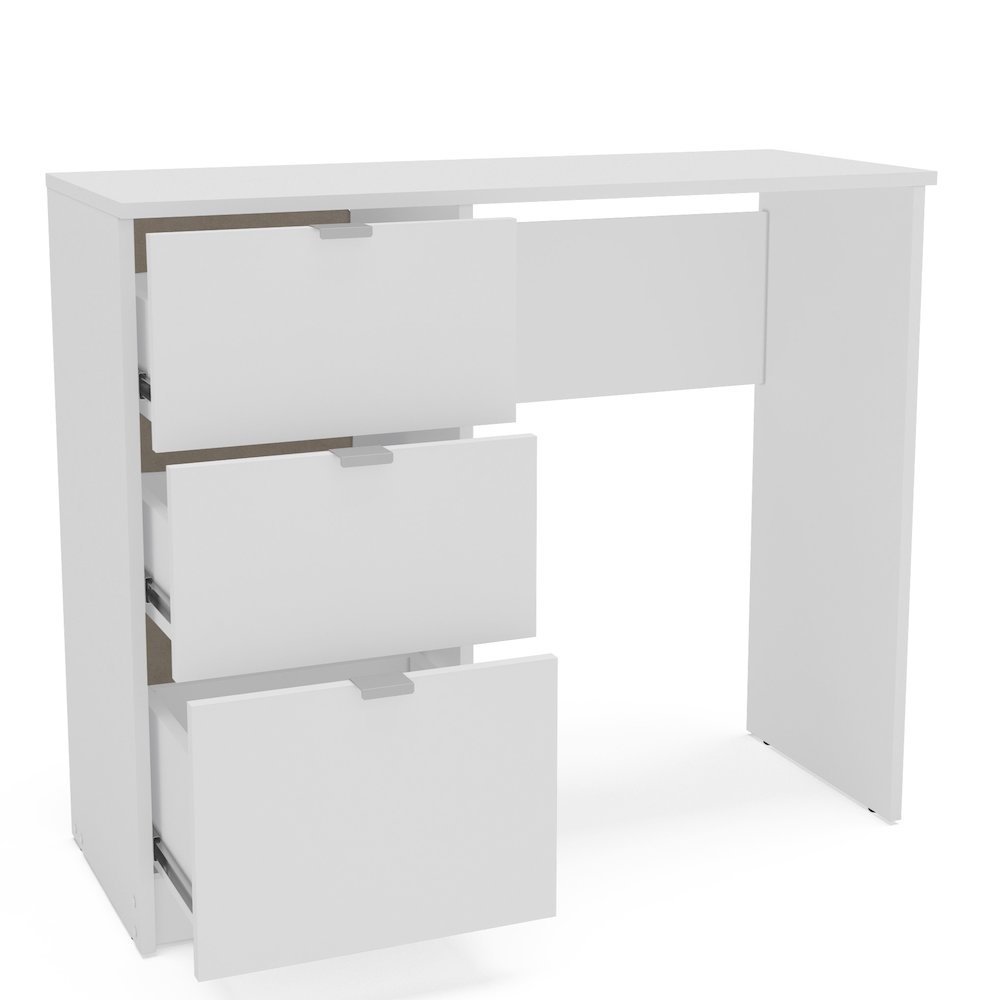 Polifurniture Cambridge Writing Desk with 3 Drawers. Picture 5