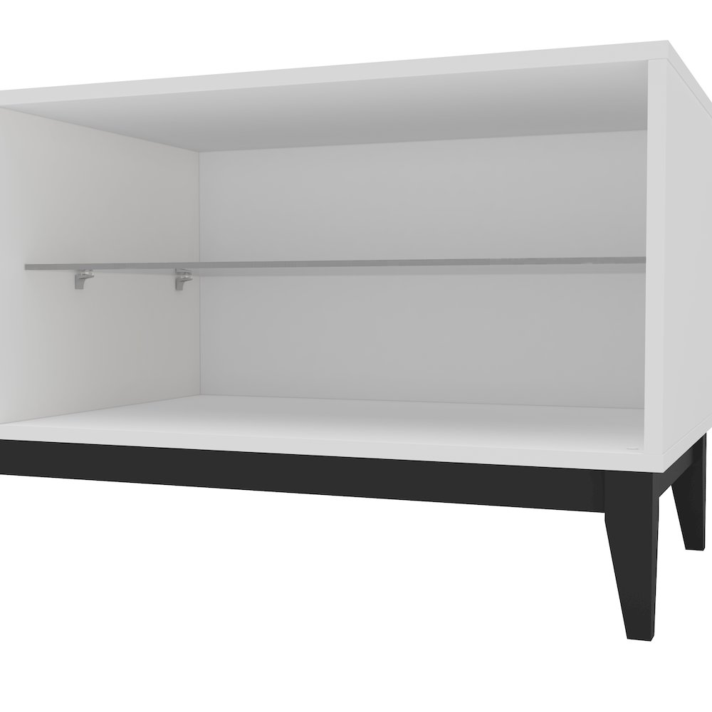 Polifurniture Melrose TV Stand for TVs up to 65" White. Picture 4