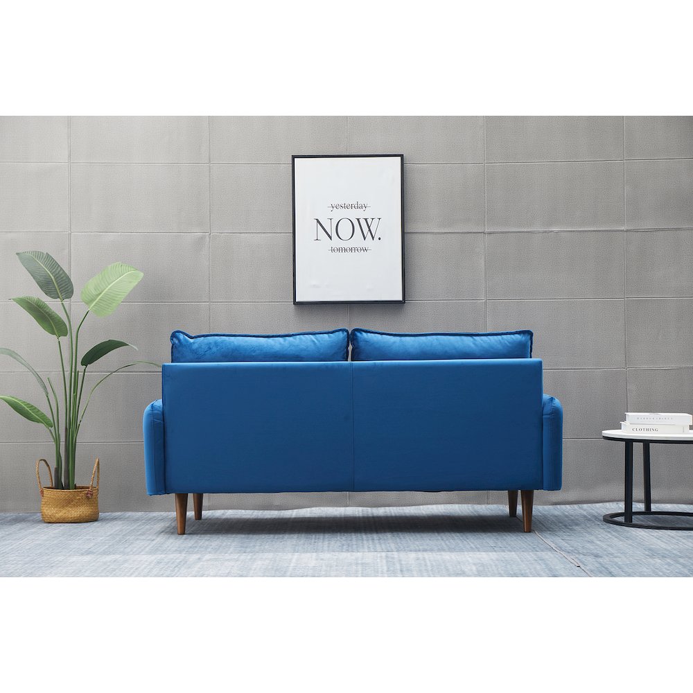 Jadier Velvet Living Room Sofa. Picture 7