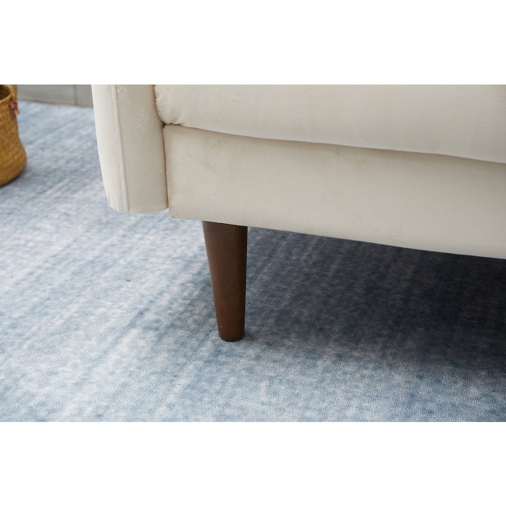 Jadier Velvet Living Room Sofa. Picture 9