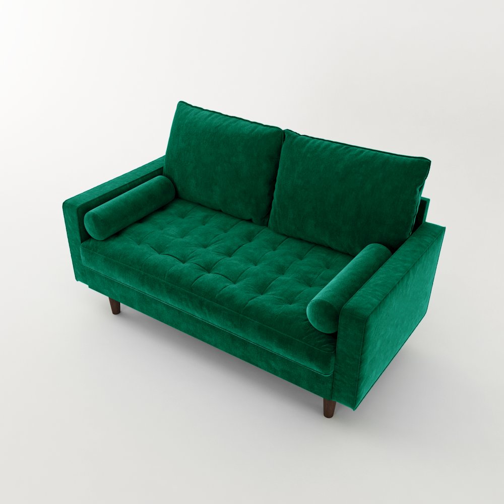 Mierei Square Arm Living Room Loveseat. Picture 2