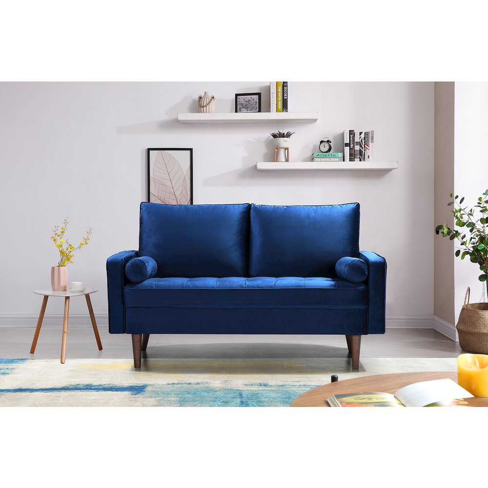 Mierei Square Arm Living Room Loveseat. Picture 6