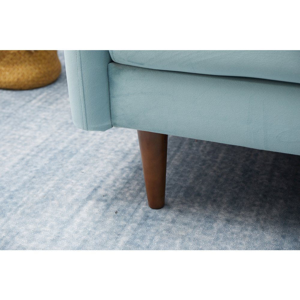 Jadier Velvet Living Room Sofa. Picture 10