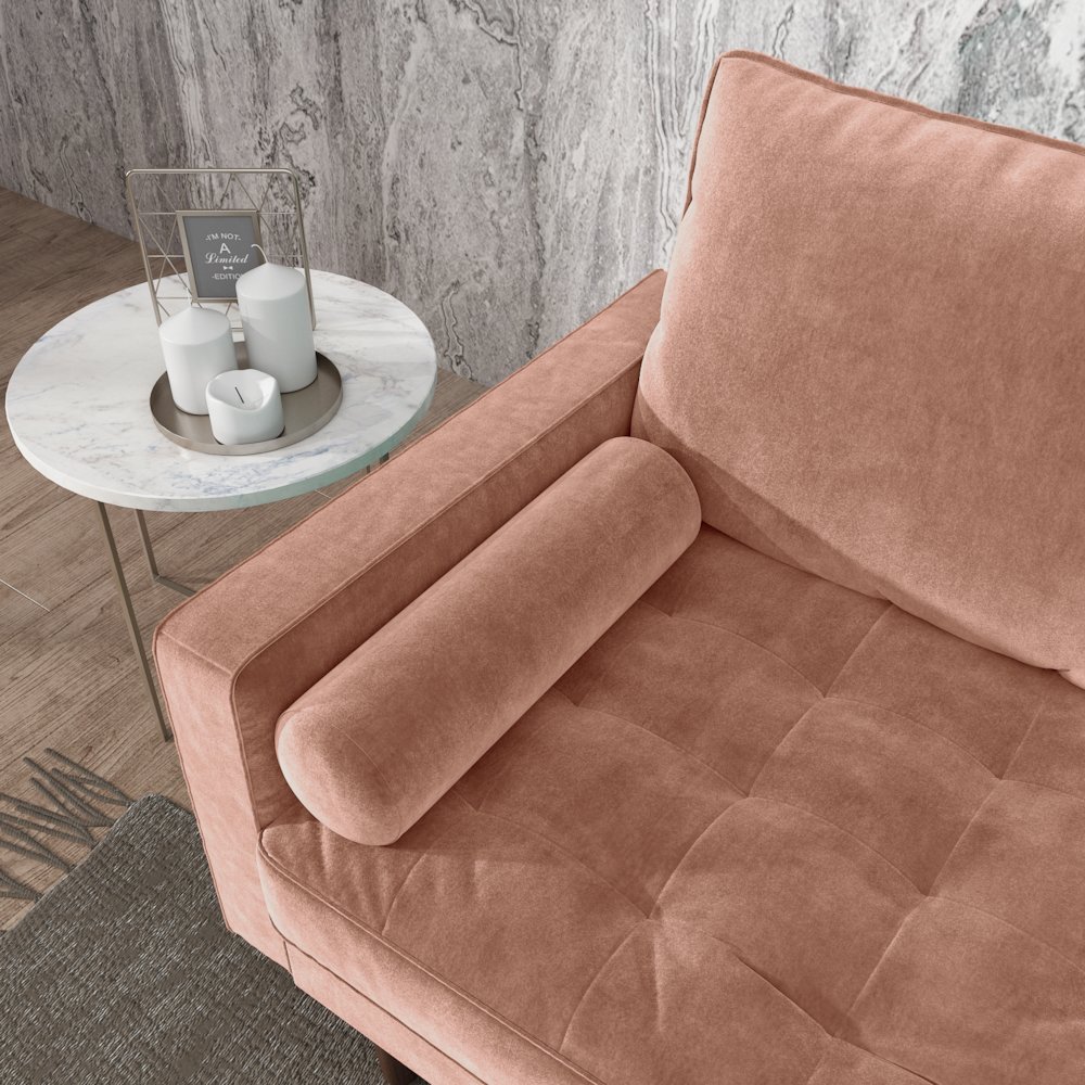 Mierei Square Arm Living Room Loveseat. Picture 7