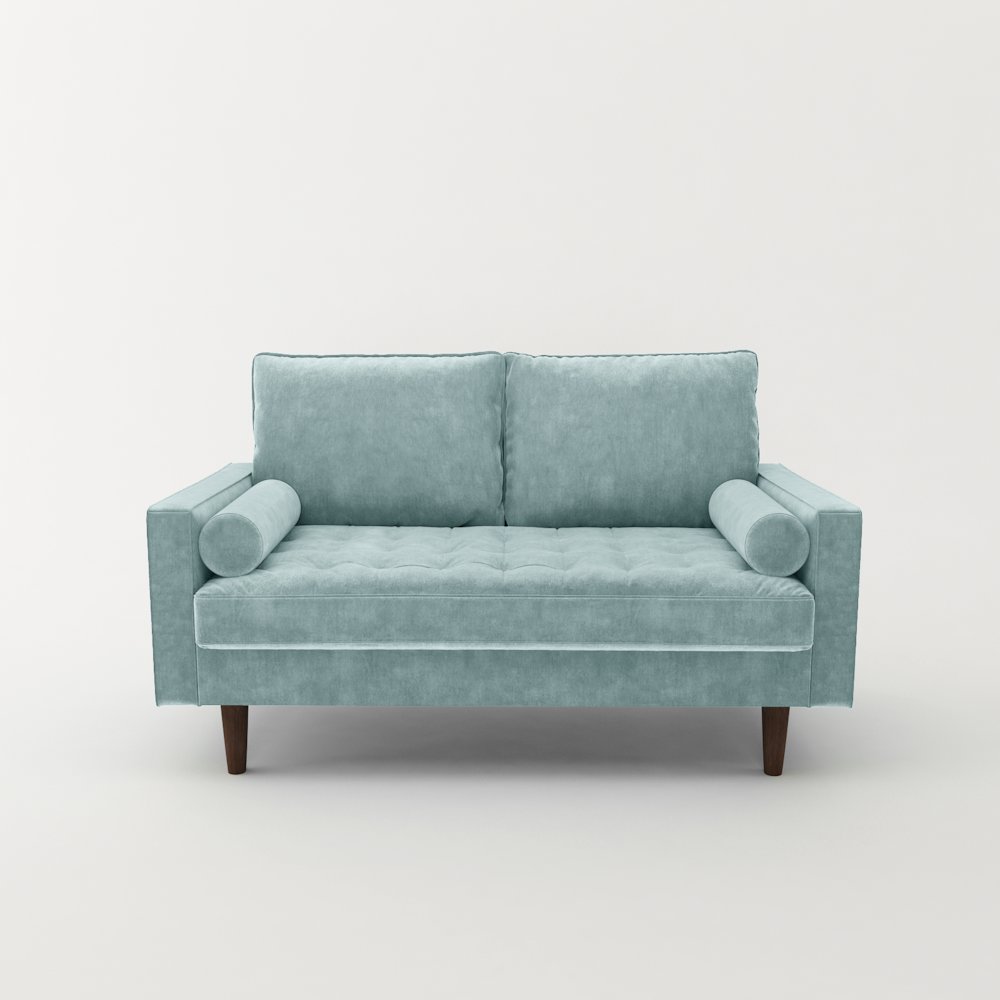 Mierei Square Arm Living Room Loveseat. Picture 1