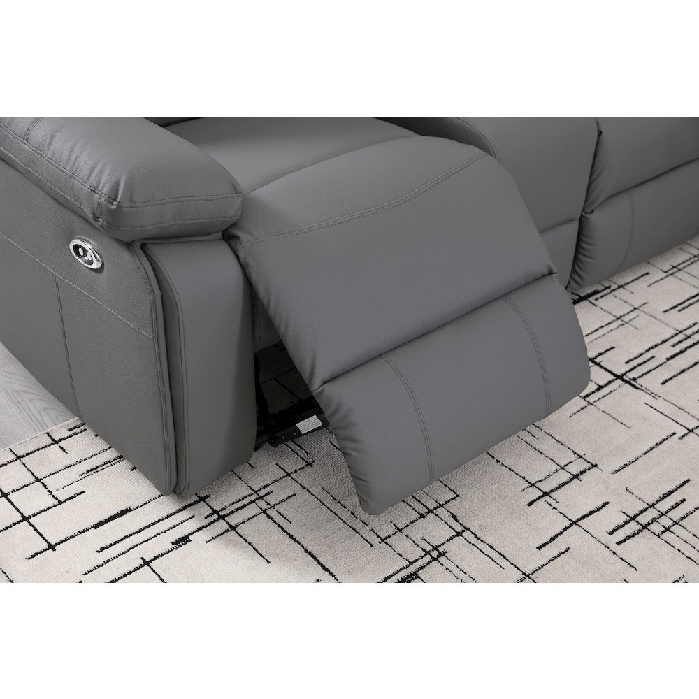 Modern Reclining Sectional Sofa with Cup Holders & Storage. Picture 14