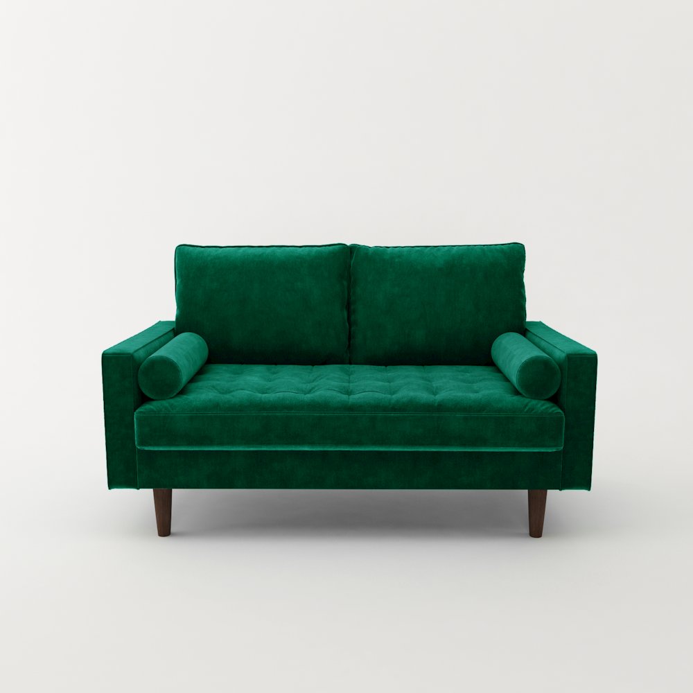 Mierei Square Arm Living Room Loveseat. Picture 1