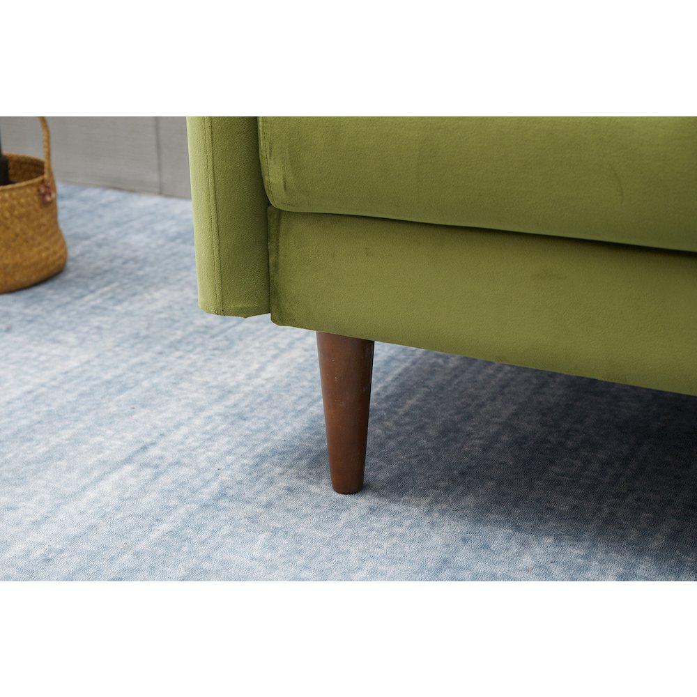 Jadier Velvet Living Room Loveseat. Picture 9