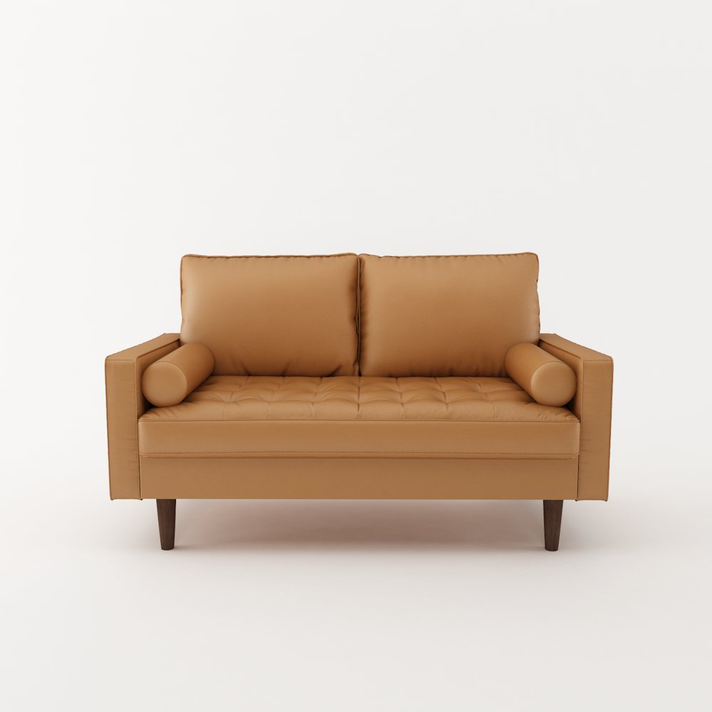 Mierei Square Arm Living Room Loveseat. Picture 1