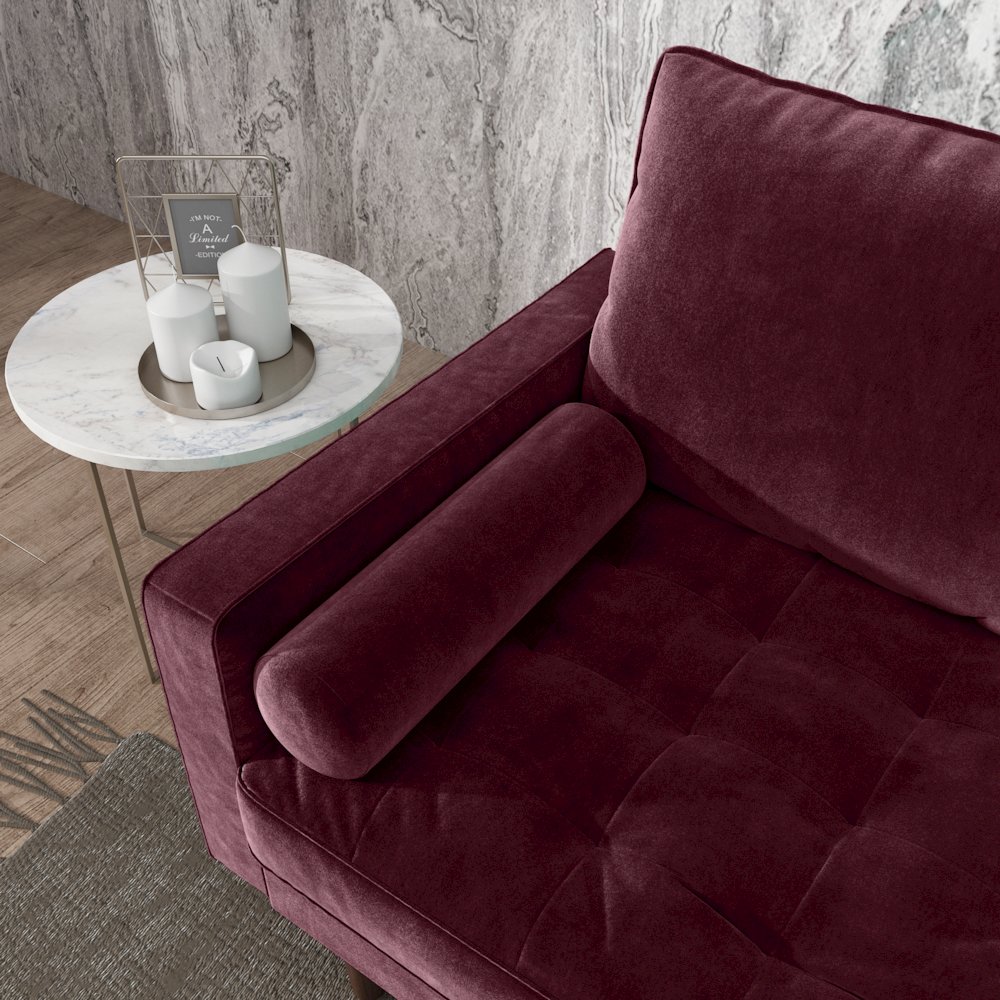 Mierei Square Arm Living Room Loveseat. Picture 5