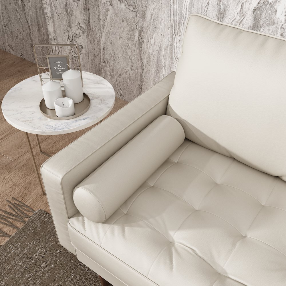 Mierei Square Arm Living Room Loveseat. Picture 5