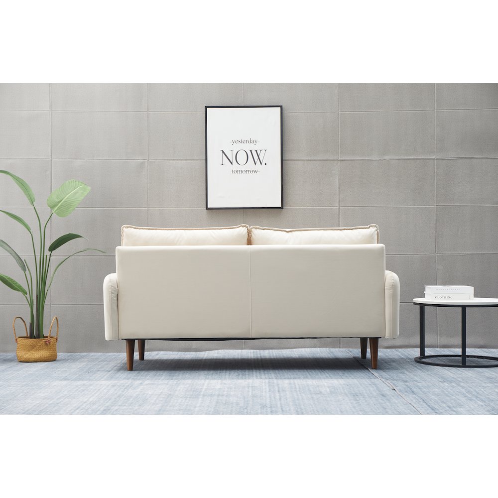 Jadier Velvet Living Room Sofa. Picture 10