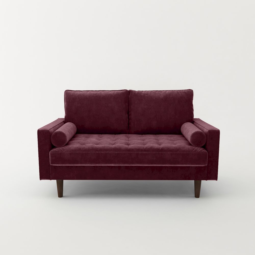 Mierei Square Arm Living Room Loveseat. Picture 1