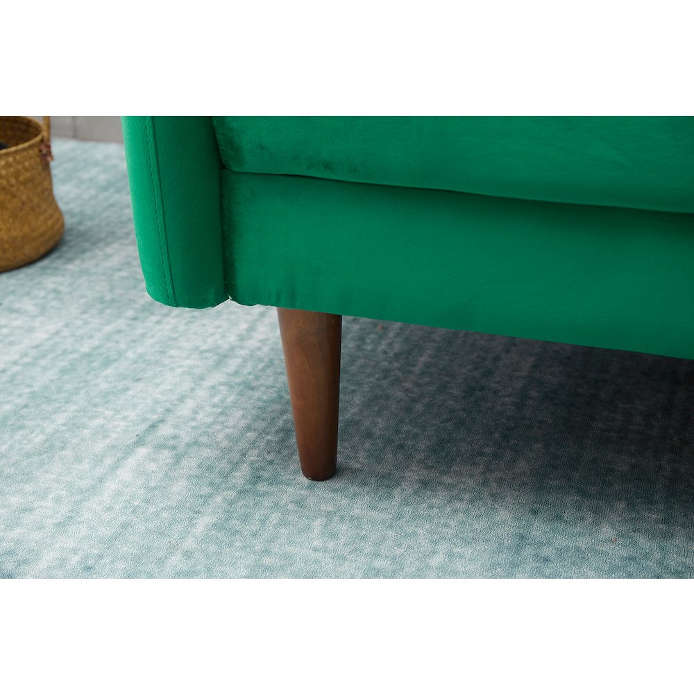 Jadier Velvet Living Room Loveseat. Picture 10