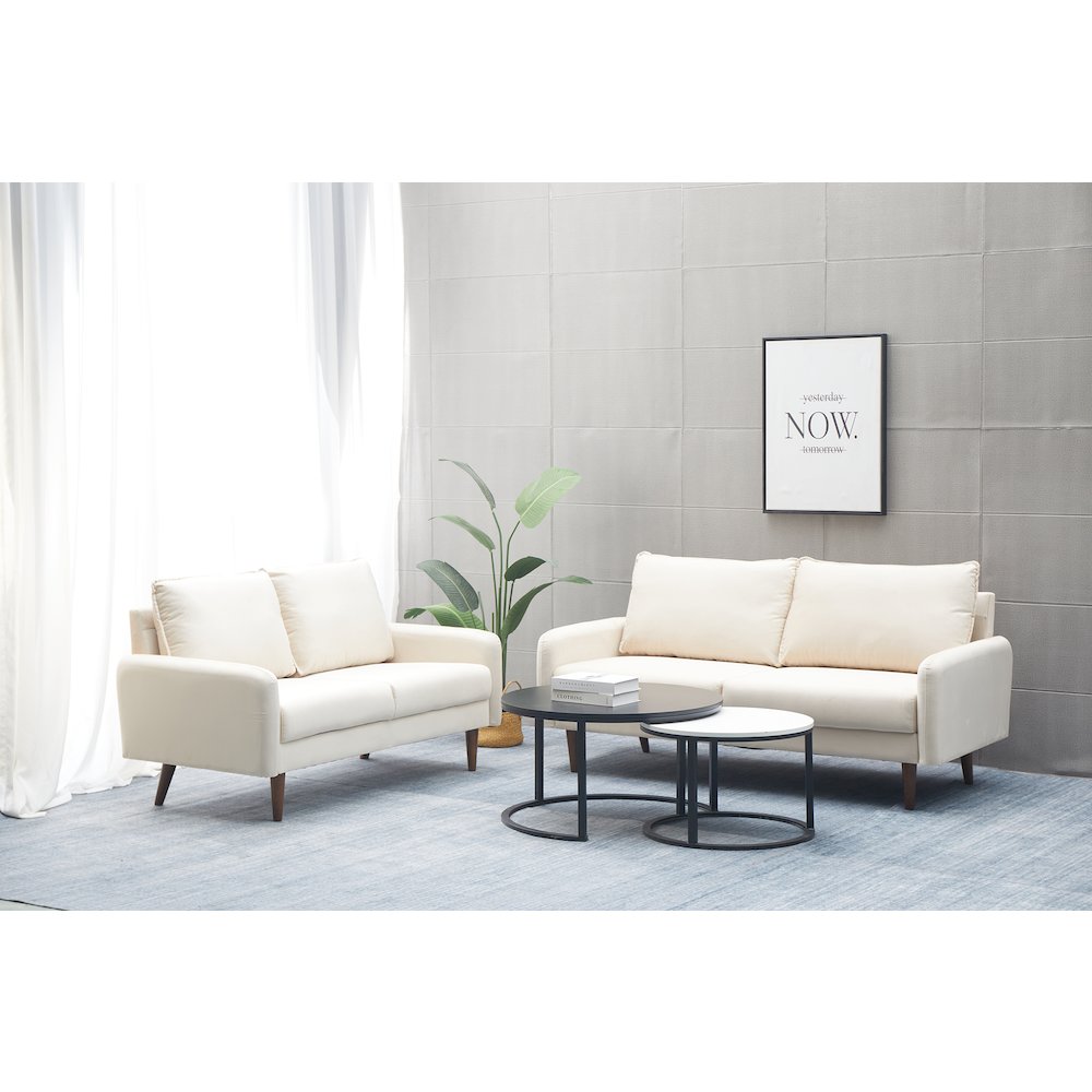 Jadier Velvet 2-piece Living Room Set. Picture 2