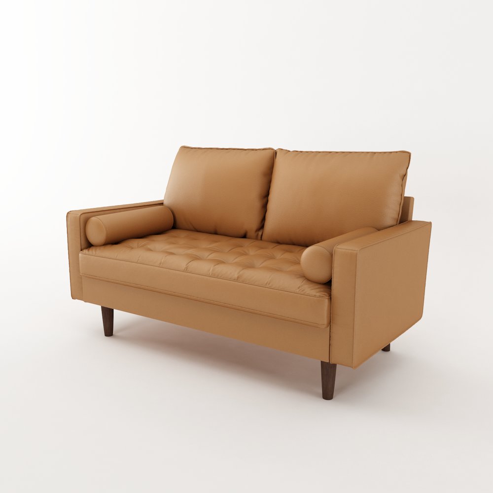 Mierei Square Arm Living Room Loveseat. Picture 2
