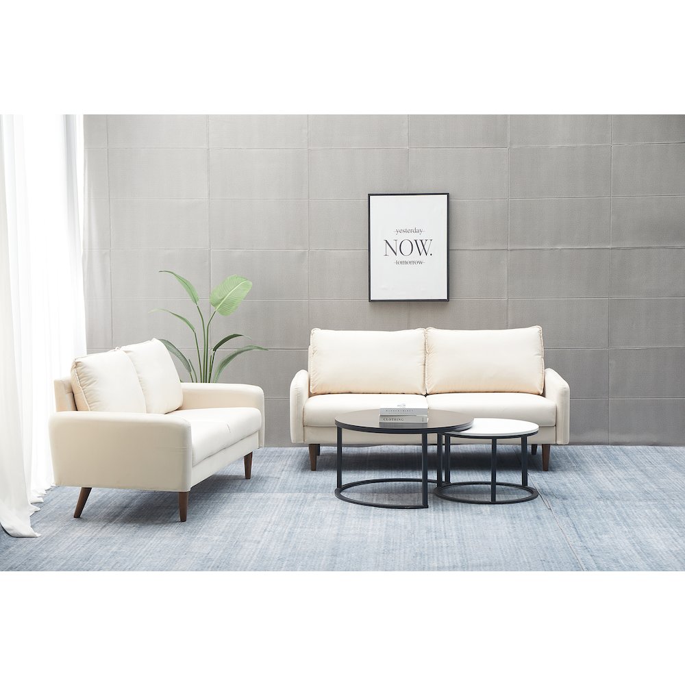 Jadier Velvet 2-piece Living Room Set. Picture 3