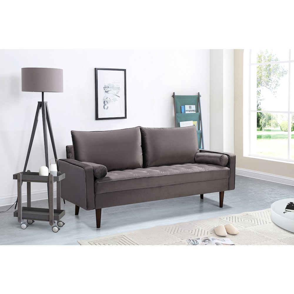 Mierei Square Arm Living Room Sofa. Picture 4