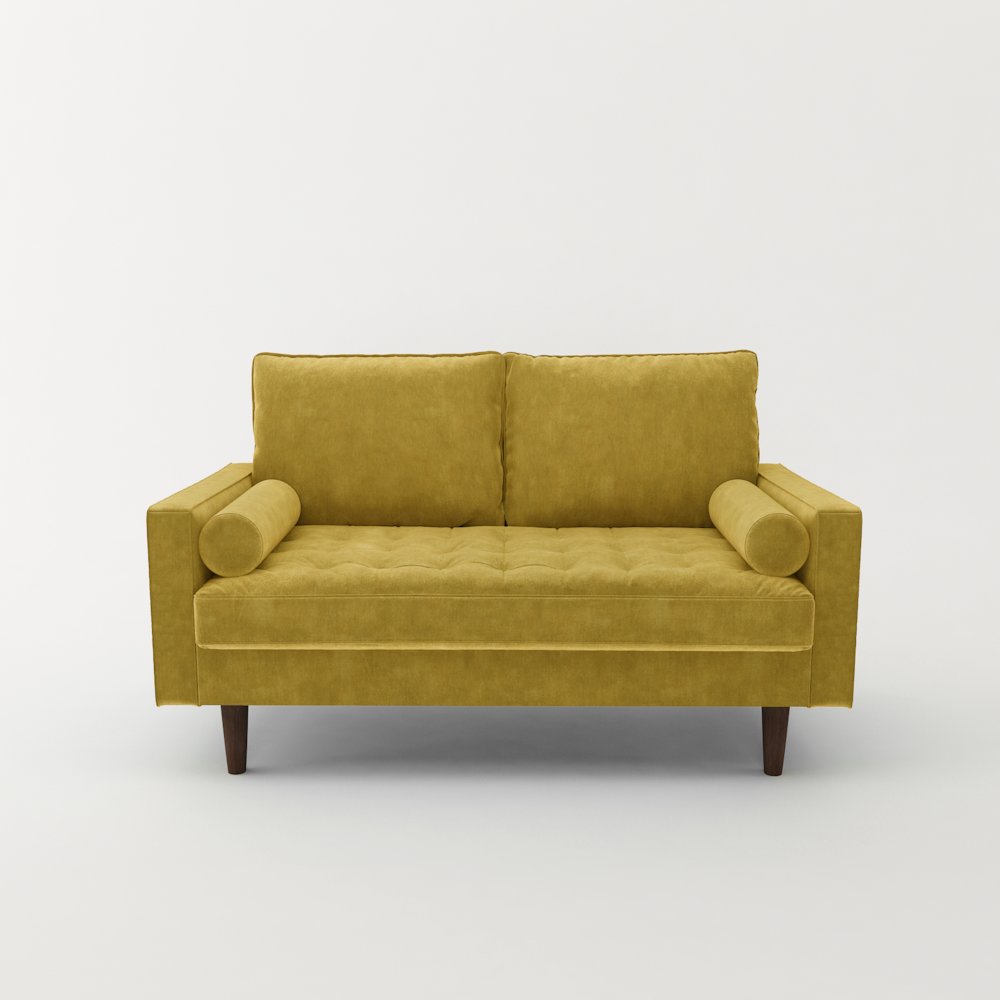 Mierei Square Arm Living Room Loveseat. Picture 1