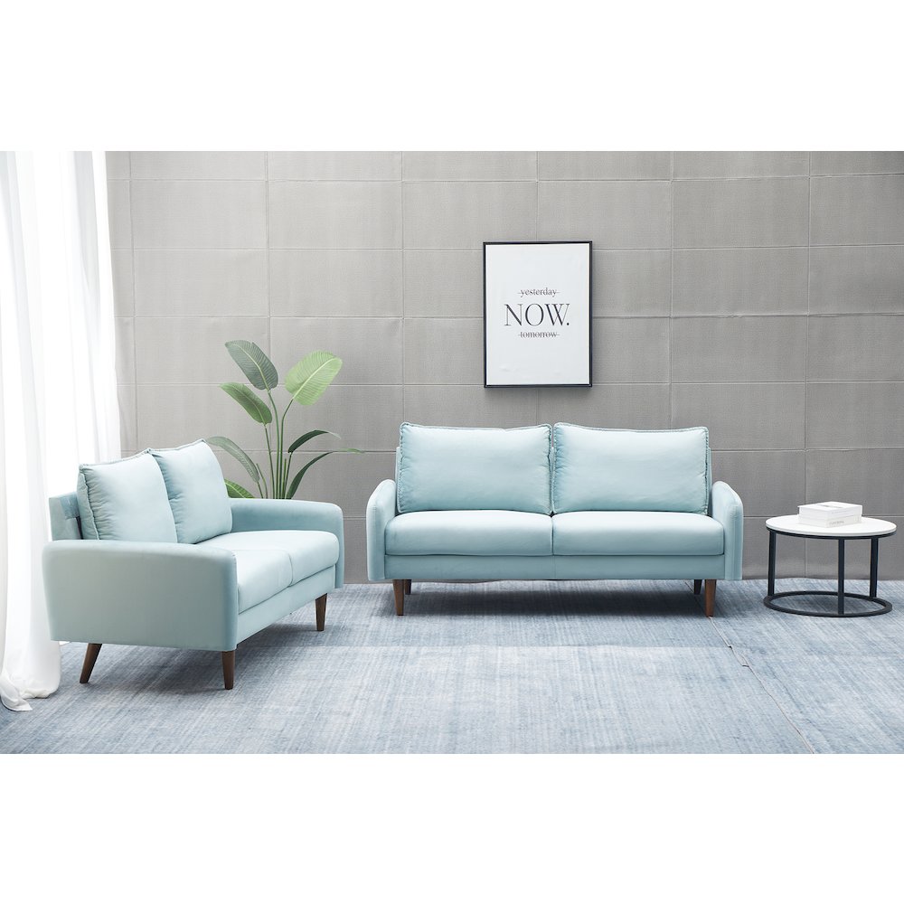 Jadier Velvet 2-piece Living Room Set. Picture 4