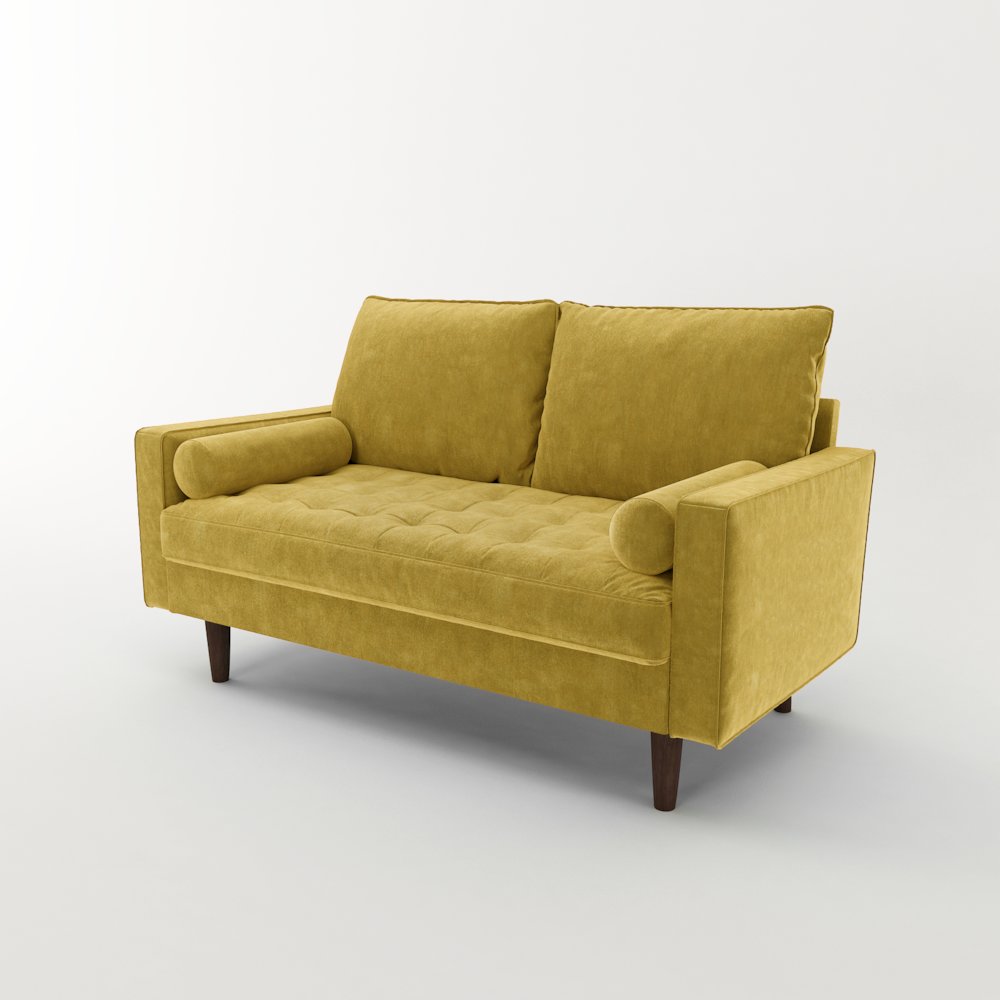Mierei Square Arm Living Room Loveseat. Picture 2