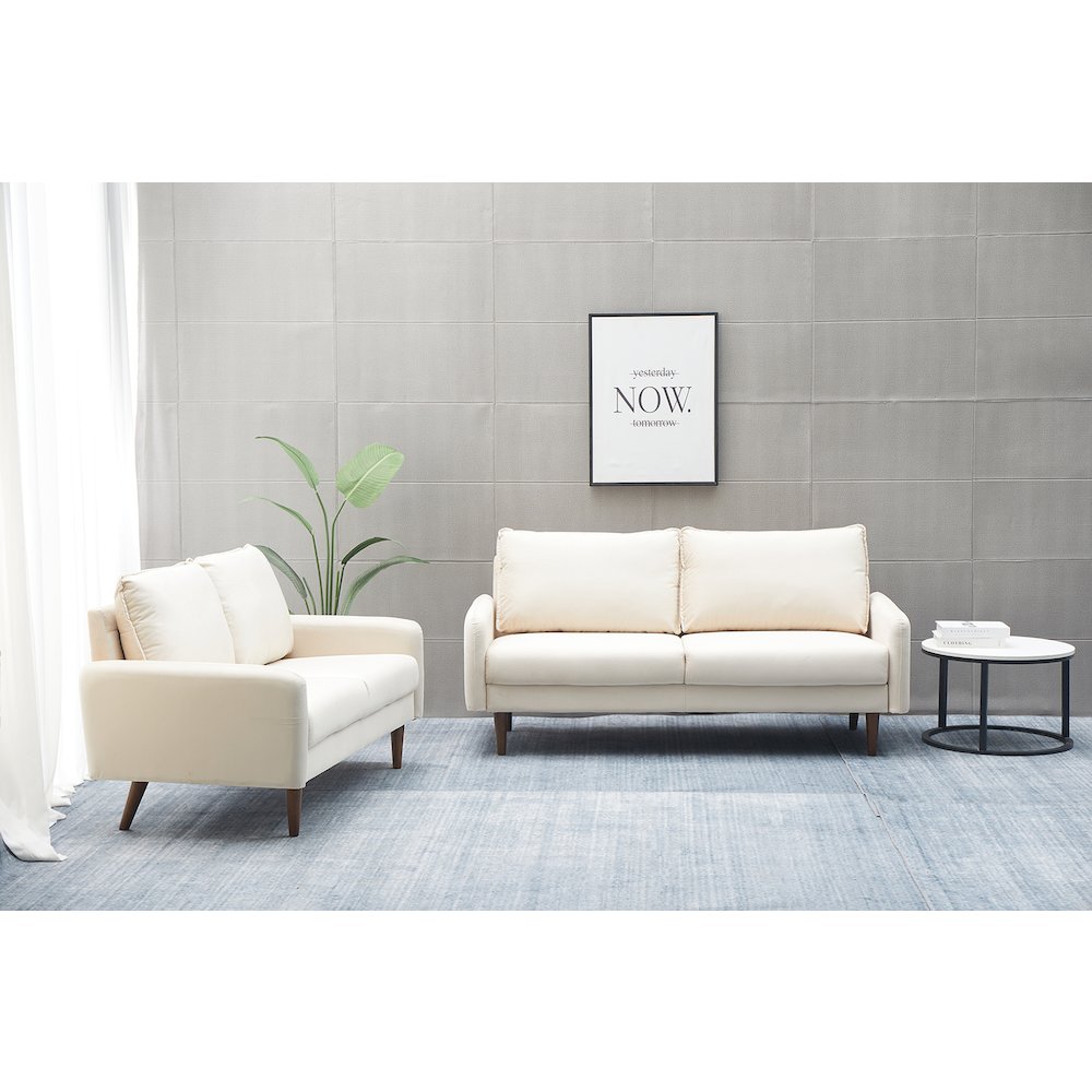 Jadier Velvet 2-piece Living Room Set. Picture 4