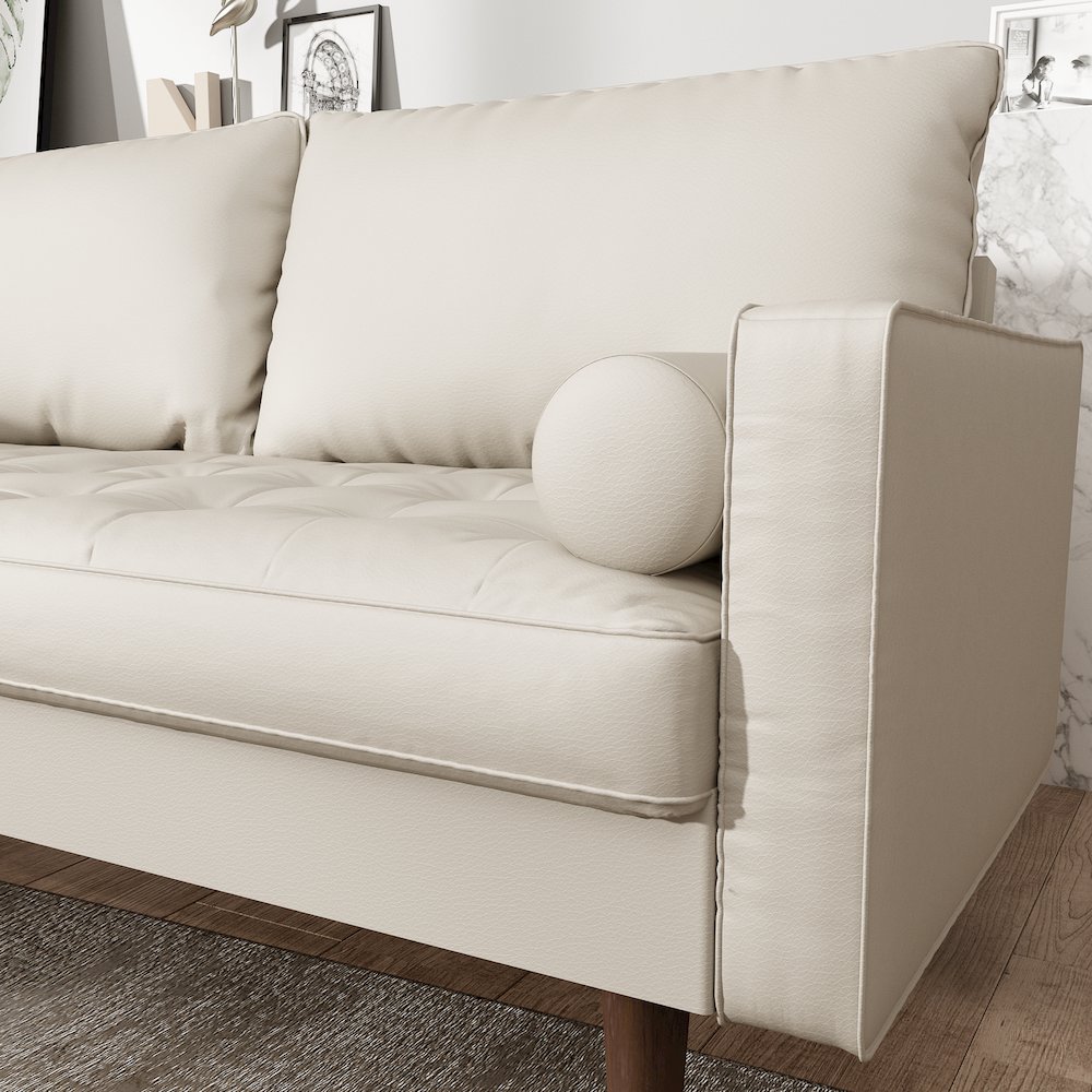 Mierei Square Arm Living Room Loveseat. Picture 6