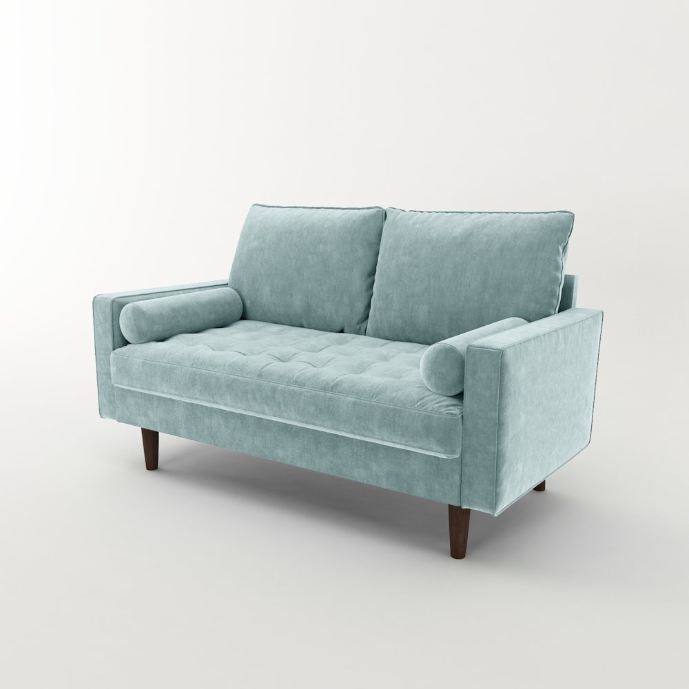 Mierei Square Arm Living Room Loveseat. Picture 2