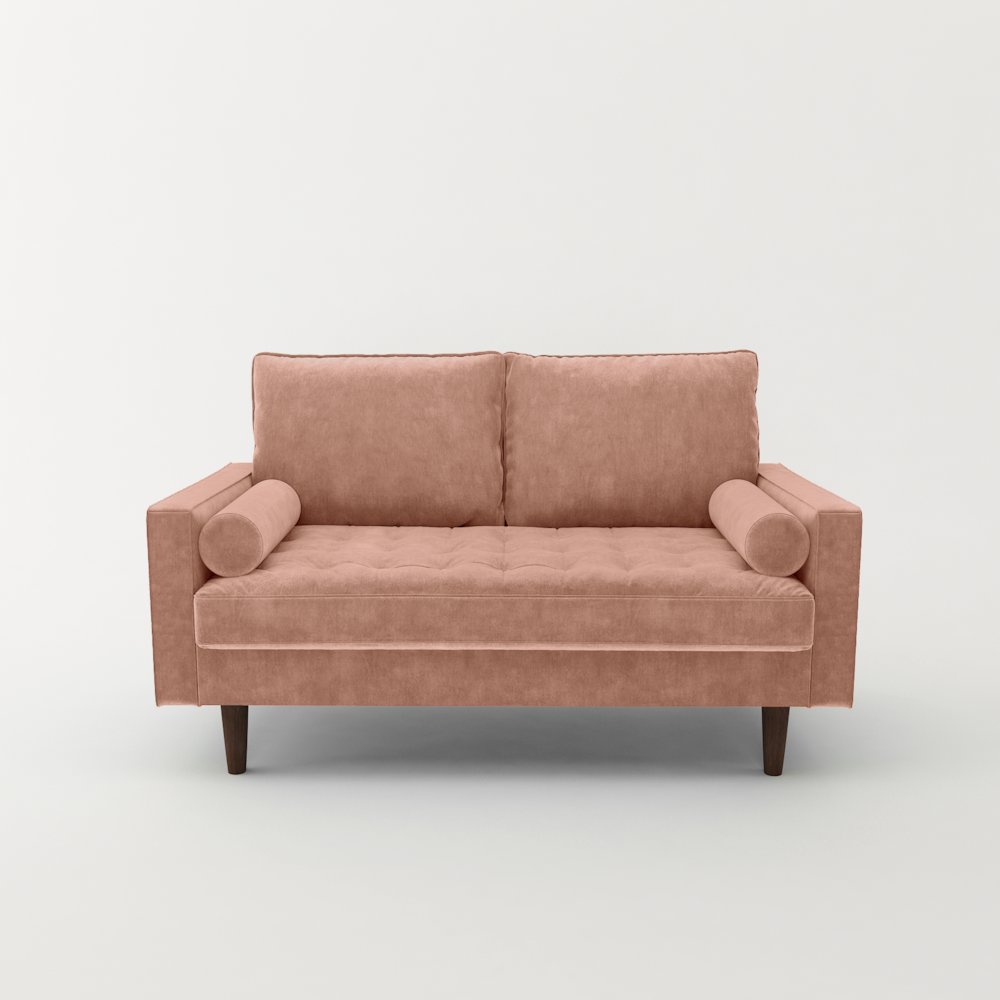 Mierei Square Arm Living Room Loveseat. Picture 1