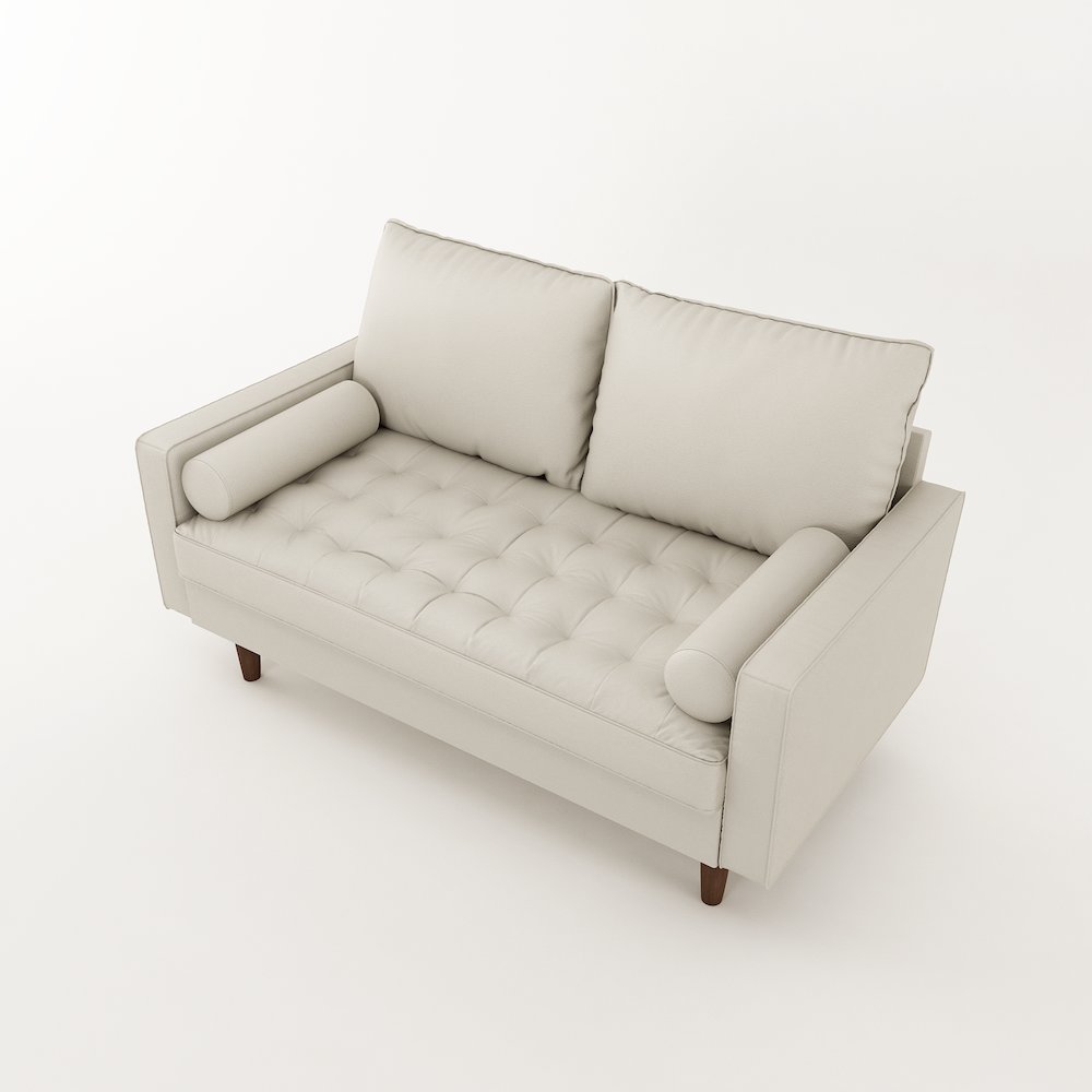 Mierei Square Arm Living Room Loveseat. Picture 2