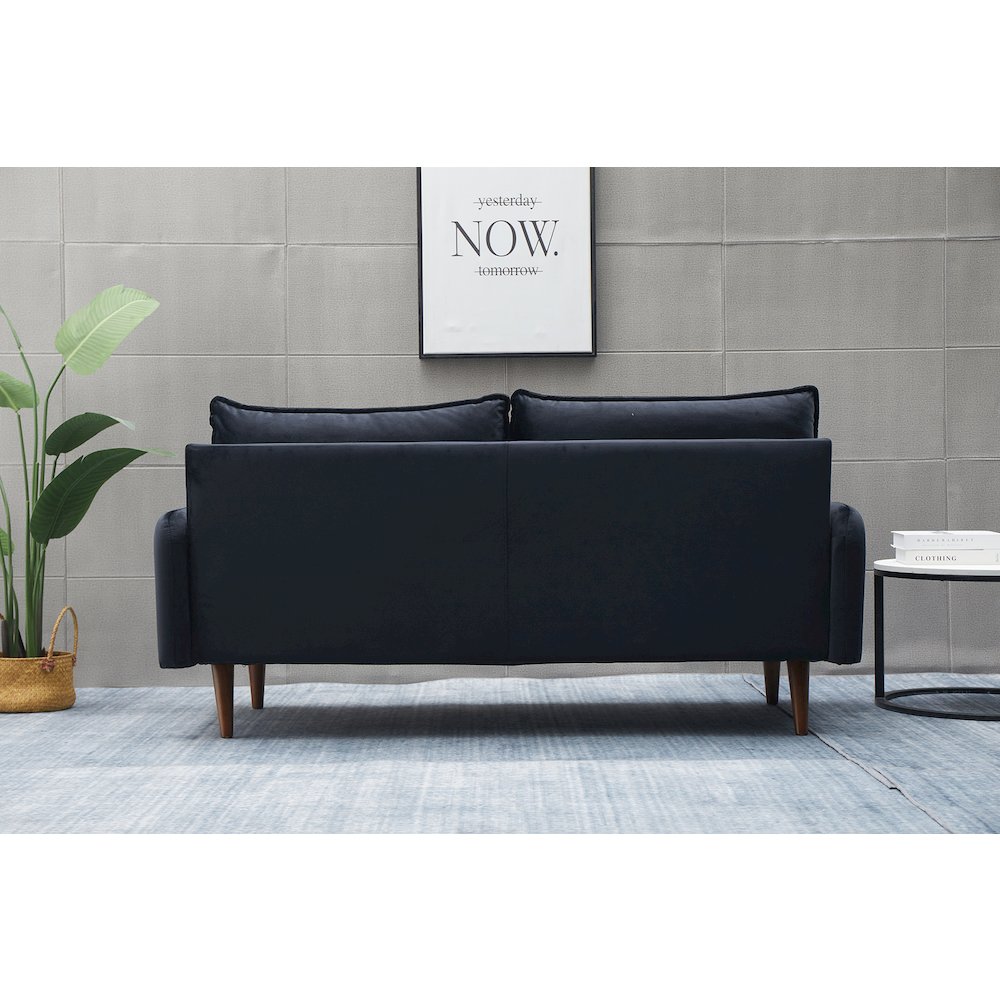 Jadier Velvet Living Room Sofa. Picture 5