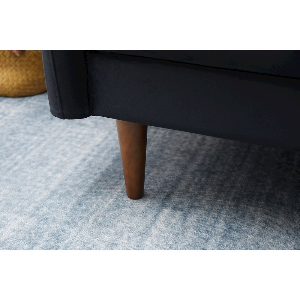 Jadier Velvet Living Room Sofa. Picture 7