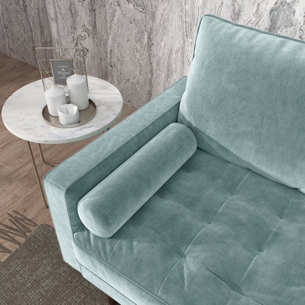 Mierei Square Arm Living Room Loveseat. Picture 5