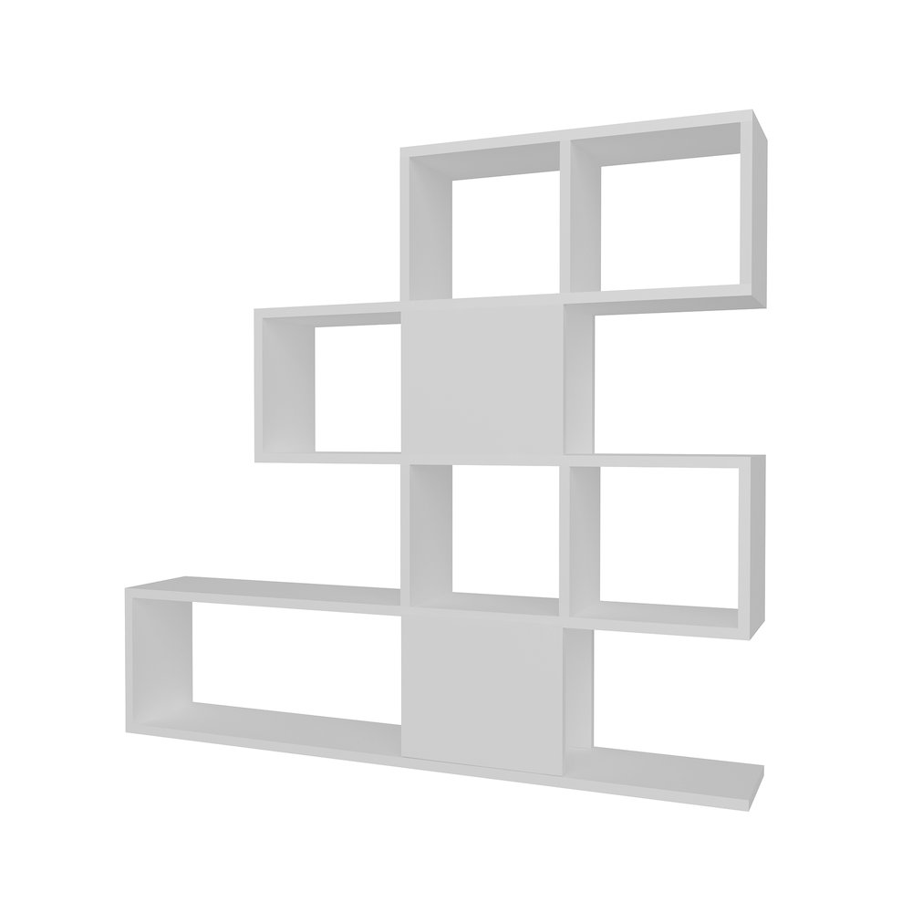 Karlin White Bookcase. Picture 1