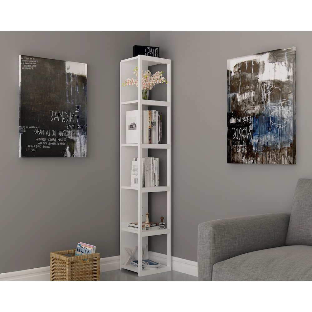Texas Bookcase White. Picture 2