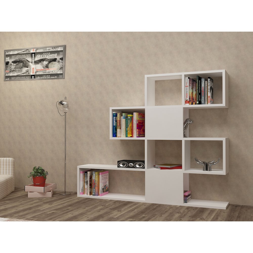 Karlin White Bookcase. Picture 2