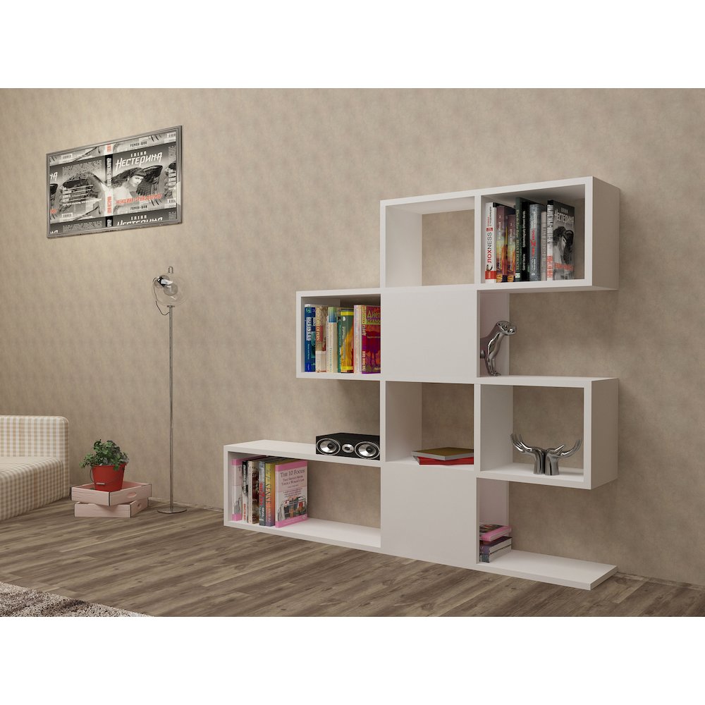 Karlin White Bookcase. Picture 3