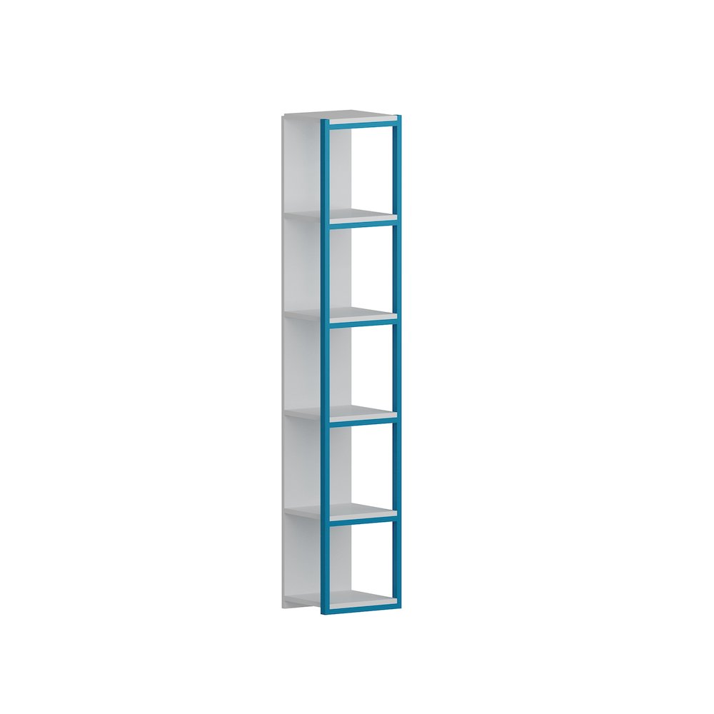 Texas Bookcase White&Blue. Picture 1