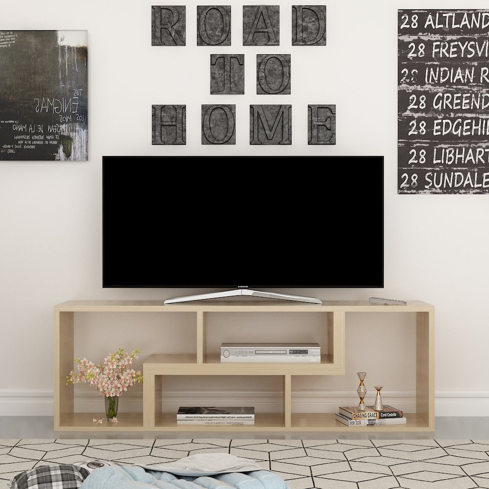 Cubicco Tv Stand Sapphire Oak. Picture 3