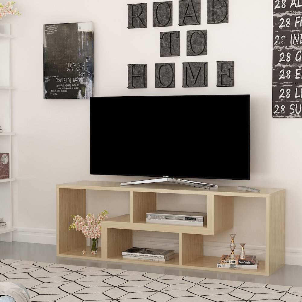 Cubicco Tv Stand Sapphire Oak. Picture 4